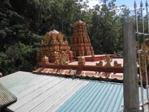 Seetha Amman temple at Sita Eliya on the Ramayana trail in Sri Lanka, near Nuwara Eliya